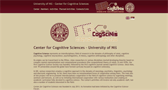 Desktop Screenshot of cogsci.ni.ac.rs