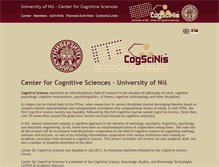 Tablet Screenshot of cogsci.ni.ac.rs