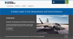 Desktop Screenshot of ni.com