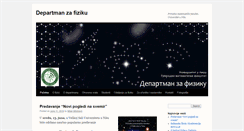 Desktop Screenshot of fizika.pmf.ni.ac.rs